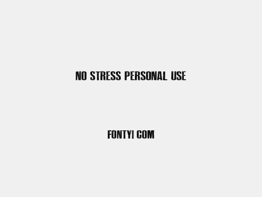 NO STRESS PERSONAL USE