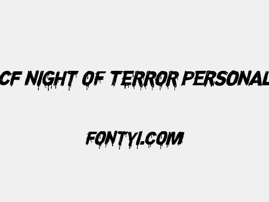 CF Night of Terror PERSONAL