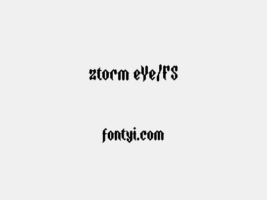 ztorm eYe/FS