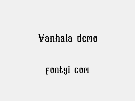 Vanhala-demo