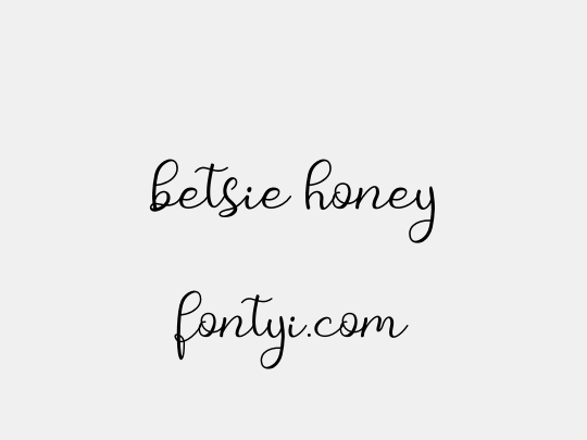 betsie honey