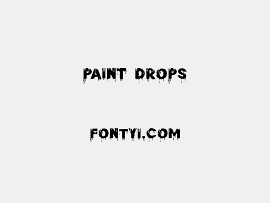 Paint Drops
