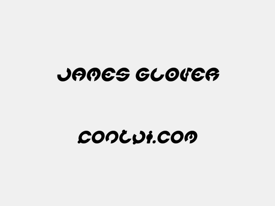 JAMES GLOVER