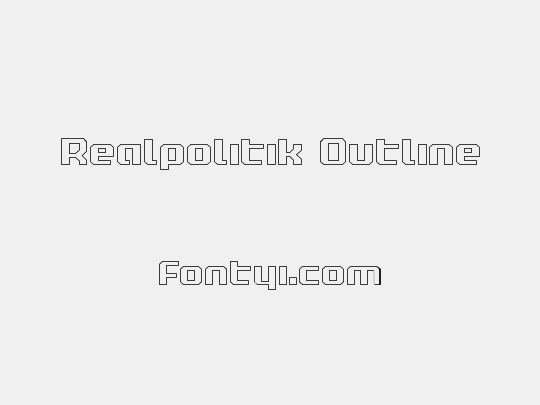 Realpolitik Outline