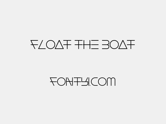 Float The Boat