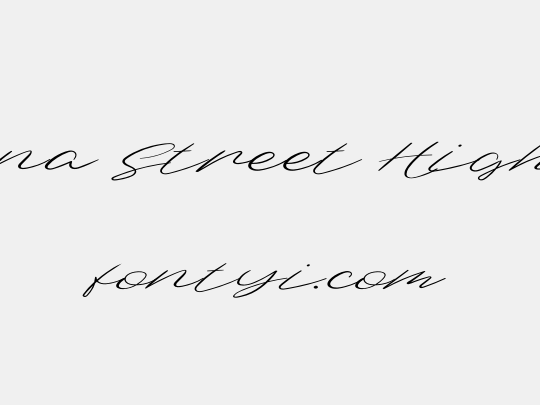 Dellafina Street High Italic