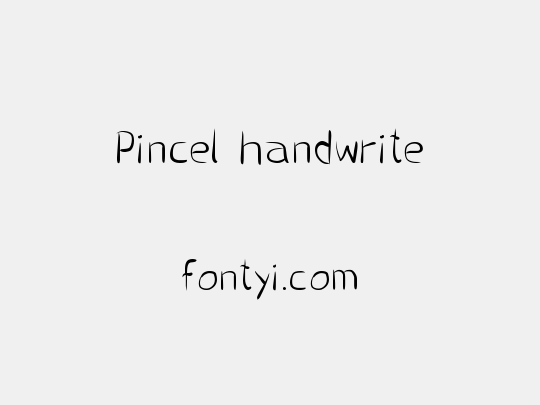 Pincel handwrite