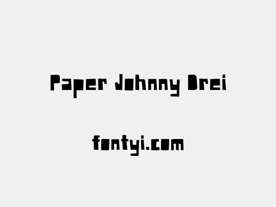 Paper Johnny Drei