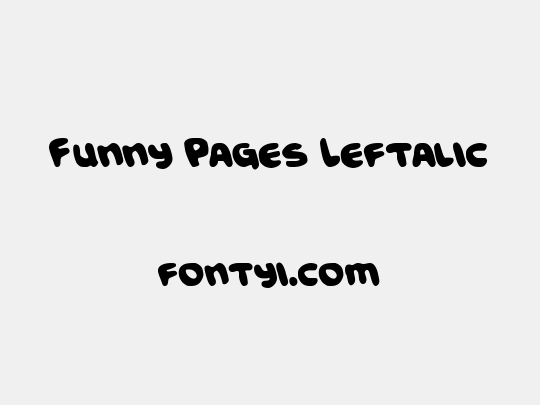 Funny Pages Leftalic