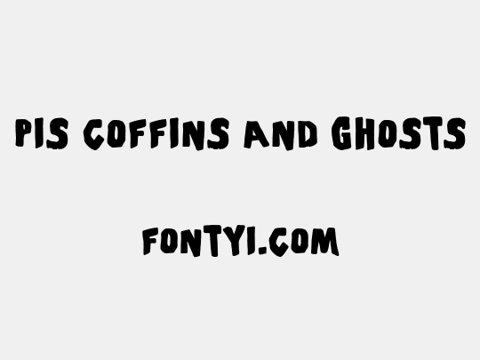 PiS Coffins and Ghosts