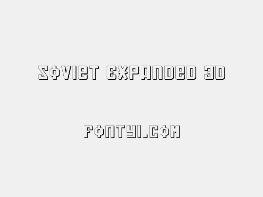 Soviet Expanded 3D