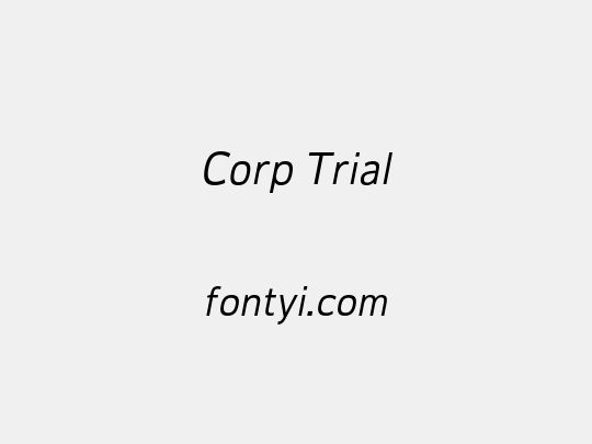 Corp Trial