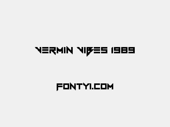 Vermin Vibes 1989
