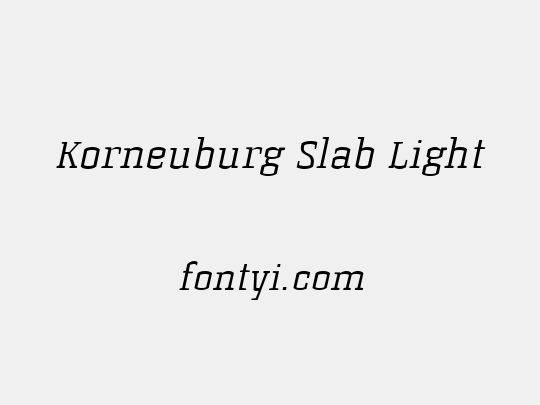 Korneuburg Slab Light
