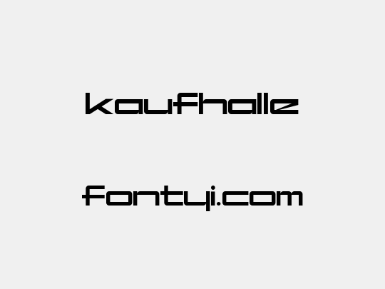 kaufhalle