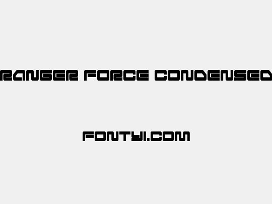 Ranger Force Condensed
