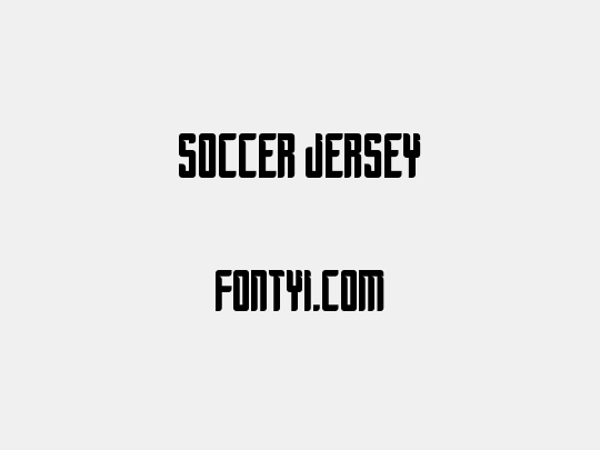 Soccer Jersey