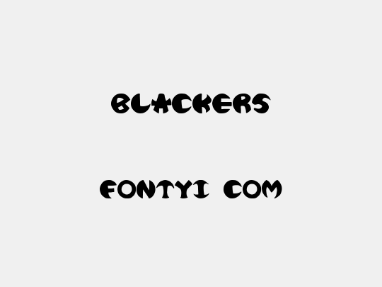 BLACKERS