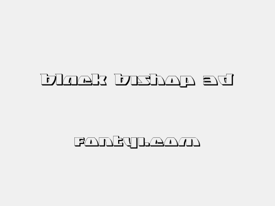 Black Bishop 3D