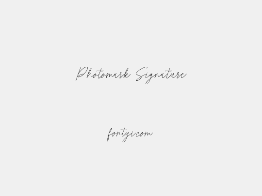 Photomark Signature