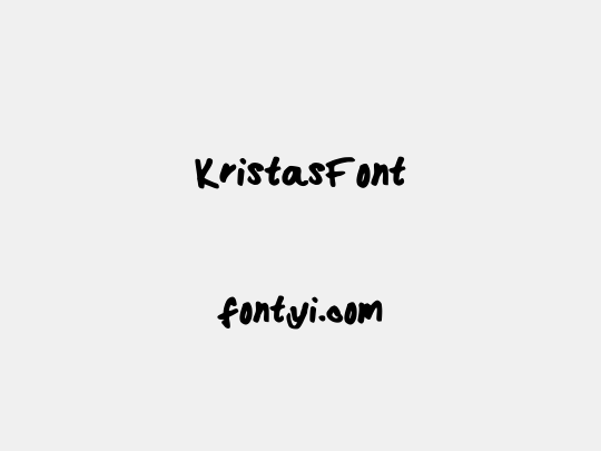KristasFont