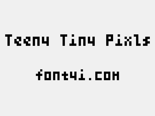 Teeny Tiny Pixls