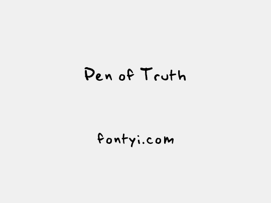 Pen of Truth