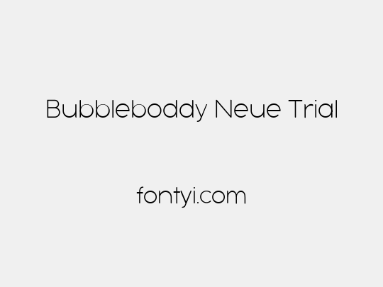 Bubbleboddy Neue Trial