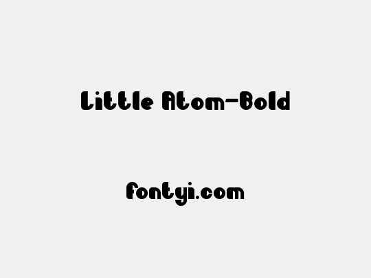 Little Atom-Bold