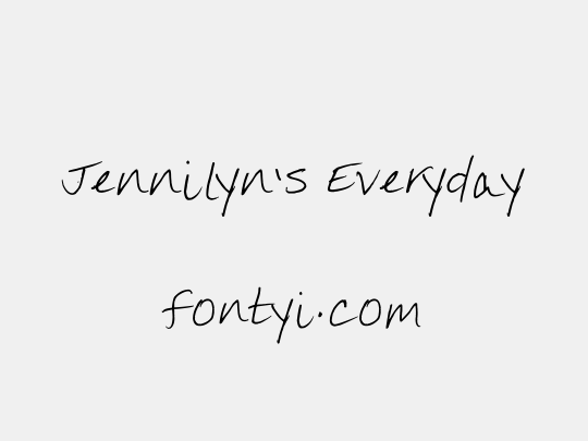 Jennilyn's Everyday