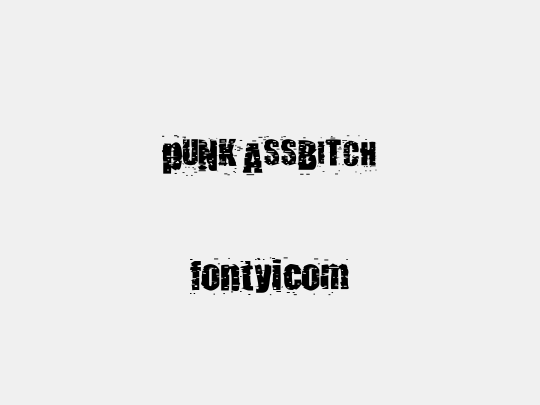 pUNKASSBITCH