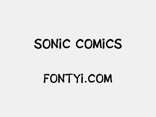 Sonic Comics