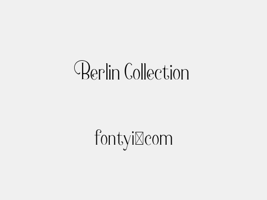 Berlin Collection