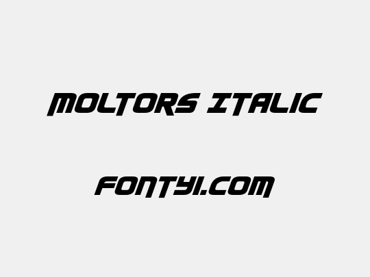 Moltors Italic