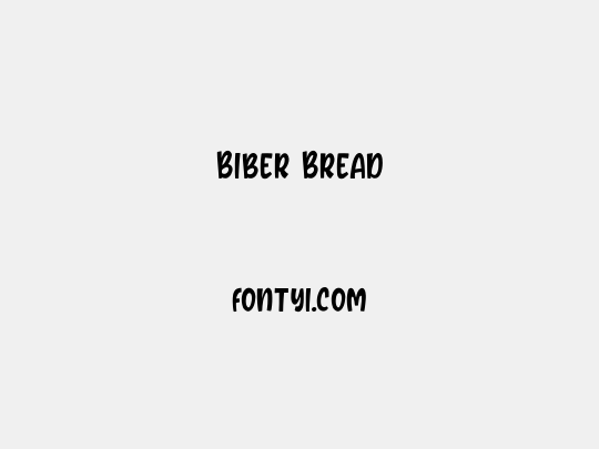 Biber Bread