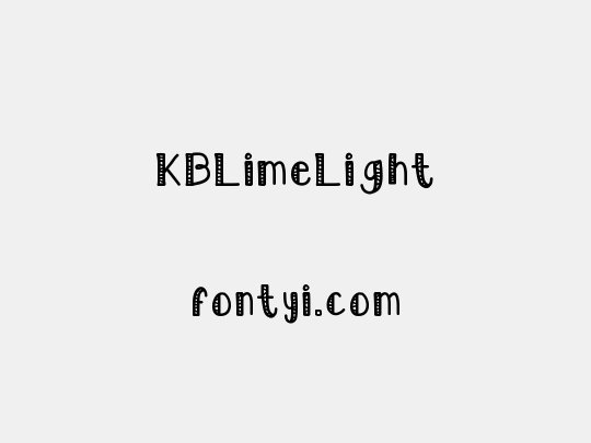 KBLimeLight