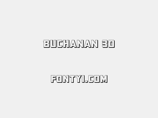 Buchanan 3D