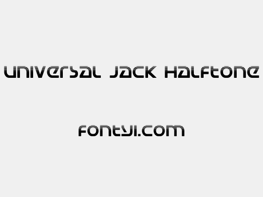 Universal Jack Halftone