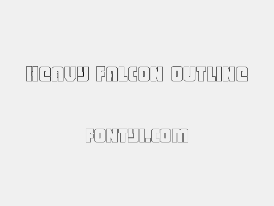 Heavy Falcon Outline