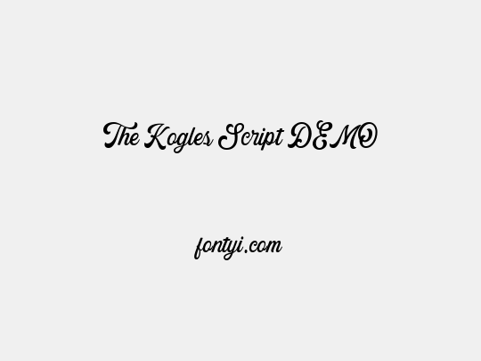The Kogles Script DEMO