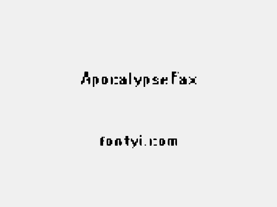 ApocalypseFax