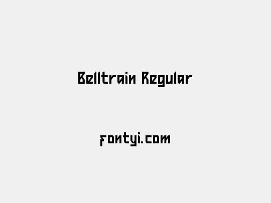Belltrain Regular