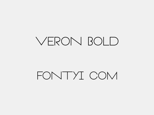 Veron Bold