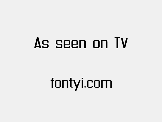 As seen on TV