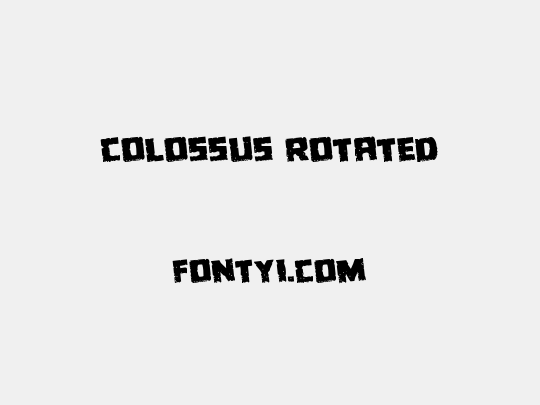 Colossus Rotated