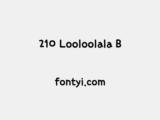 210 Looloolala B