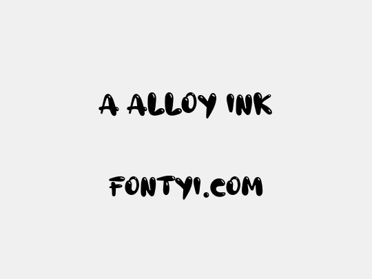 a Alloy Ink