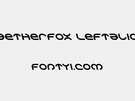 Aetherfox Leftalic