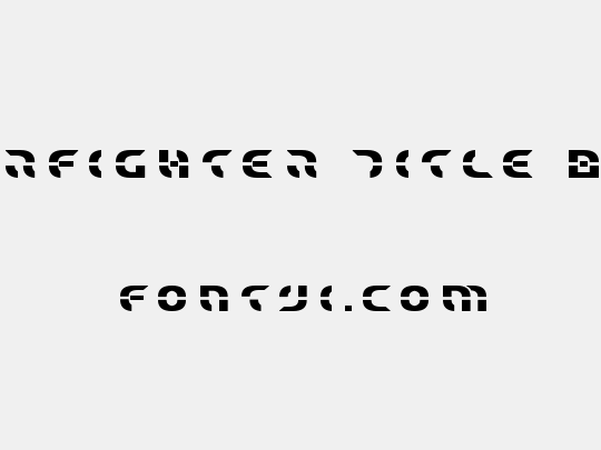 Starfighter Title Bold