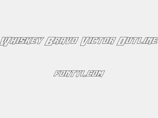 Whiskey Bravo Victor Outline